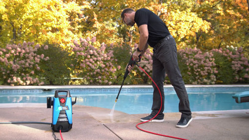 Blue clean electric pressure deals washer 1500 psi